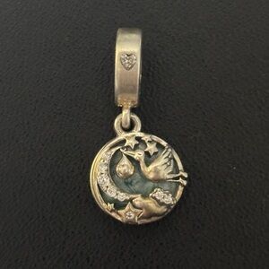 Silver stork Pandora Charm Baby Boy